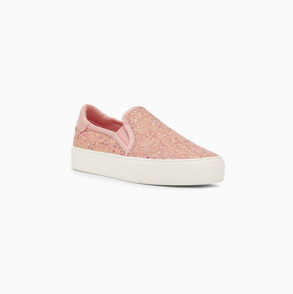 UGG Jass Chunky Glitter Pink Sneakers for Women (AMQD79823)